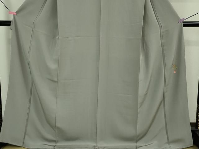  平和屋着物 上 色無地 作家物 薄鈍色 ロング丈 kh 5 色無地 着物