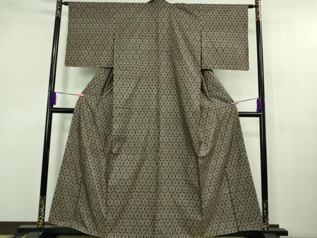 平和屋着物 上 本場大島紬 9マルキ 花丸繋ぎ 大丸扱い kh 5