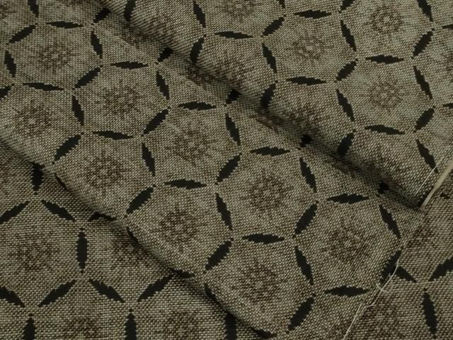 平和屋着物 上 本場大島紬 9マルキ 花丸繋ぎ 大丸扱い kh 5