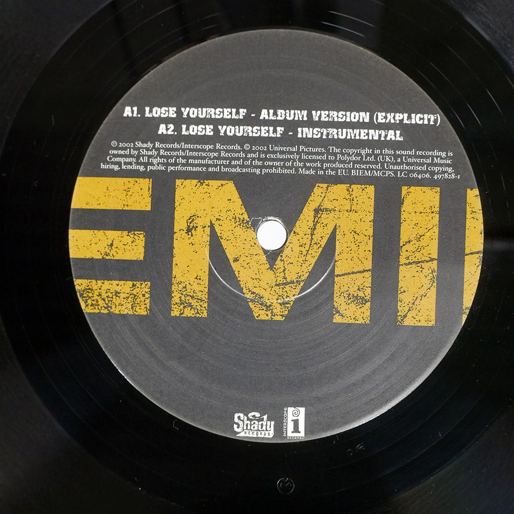 英 UK盤 EMINEM/LOSE YOURSELF/SHADY 4978281 12 - メルカリ