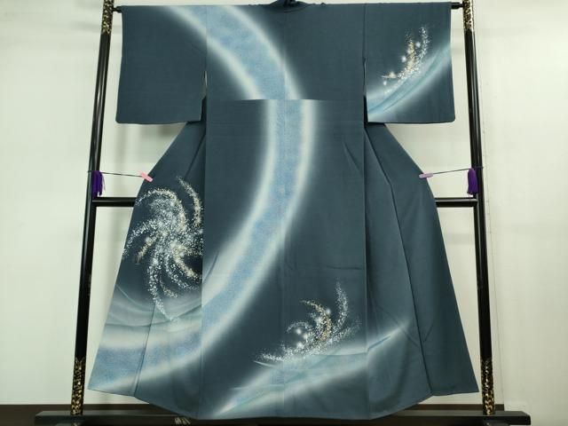 平和屋着物 上 訪問着 霞文 暈し染め 金彩 kh 5