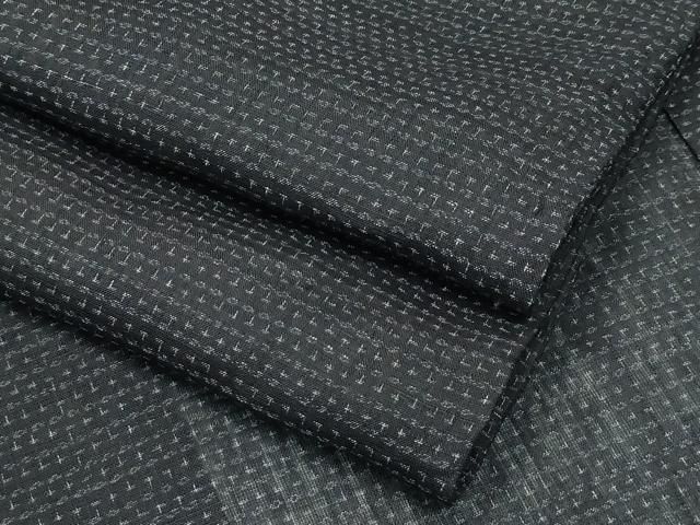 平和屋着物 上 男性 夏物 石川県指定無形文化財 能登上布 濃紺地 本麻手織上布 CZAA4028s5