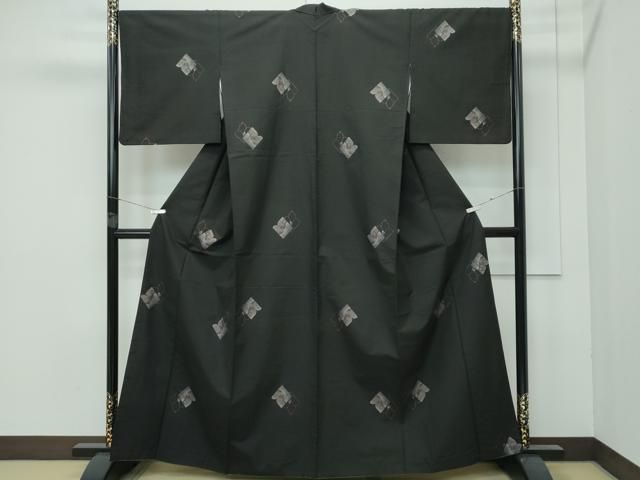 平和屋着物 上 本場大島紬 9マルキ 椿 s 5