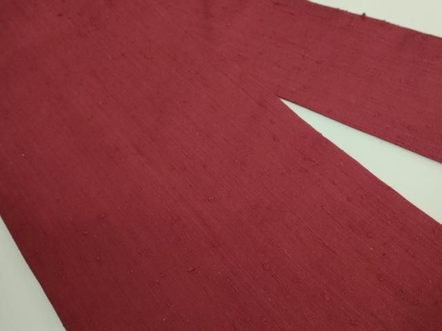 平和屋着物 上 浦野理一 経節紬 九寸名古屋帯 葡萄色地 kh 5