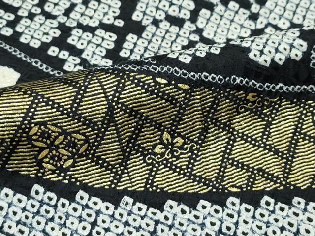 総絞り 熨斗菊文