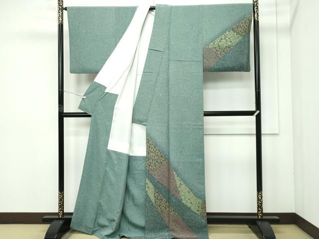 平和屋着物 上 訪問着 切嵌吉祥文 たたき染め s 5