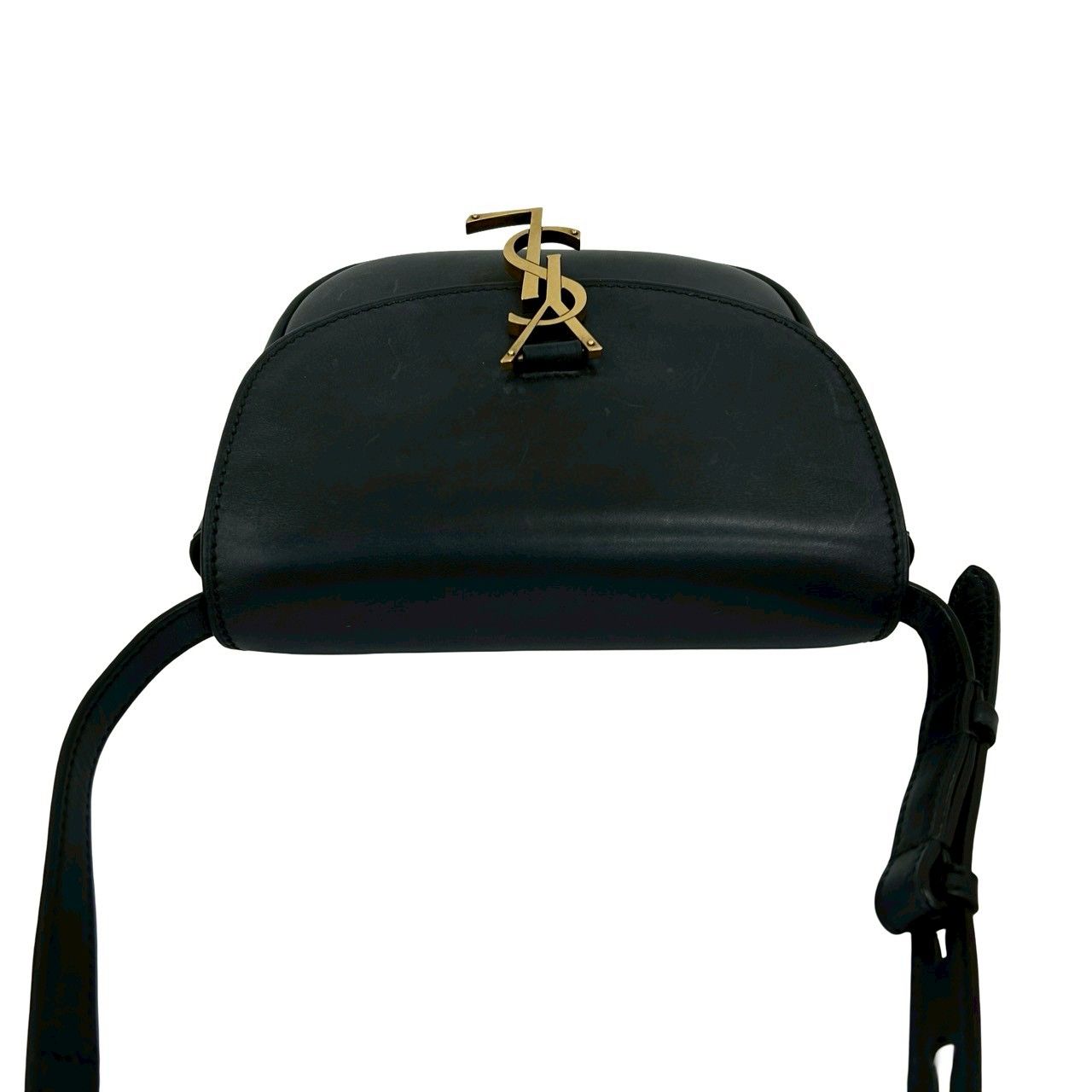 袋付 SAINT LAURENT PARIS サンローランパリ カイア スモール YSL ロゴ 金具 カーフ レザー ミニ ショルダーバッグ ブラック 25151 GINKGOPHARMACY_COM