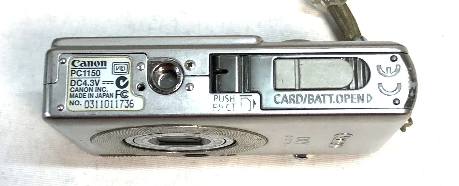 動作OK Canon PC1150 キャノン IXY DIGITAL デジカメ 動作OK Canon PC1150 キャノン IXY DIGITAL デジカメメーカー直営