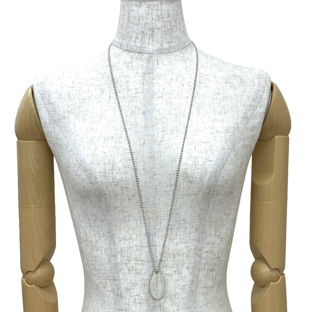 TIFFANY-Co. ティファニー リターントゥ オーバルタグ ネックレス シルバー925 ペンダント チョーカー シルバー 20993