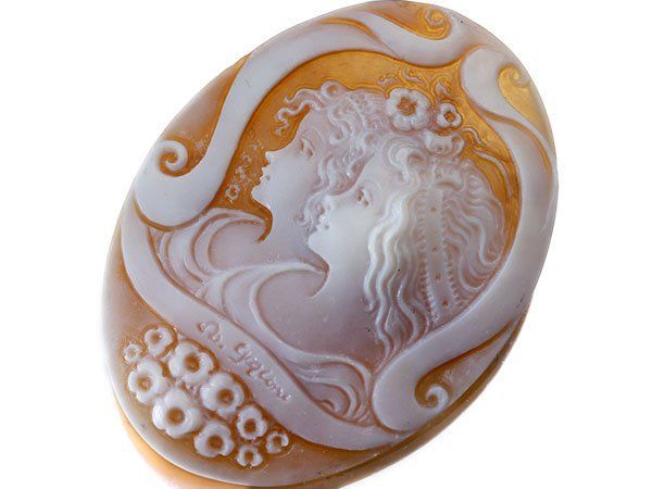 心優しい女性たち　シェル　カメオ　ルース 心優しい女性たち シェル カメオ ルース ジュエリー極】綺麗な女性の