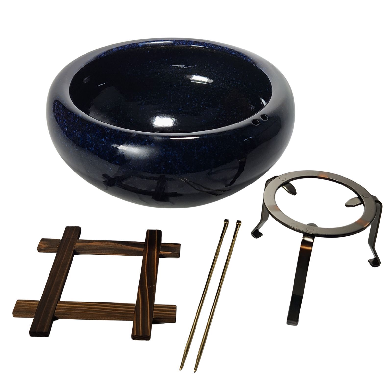 生子浅型火鉢 11号 信楽焼き 陶器 火鉢 暖房 わら灰 木炭 灰 ひばち 囲炉裏 灰汁 B 025 17