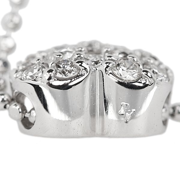 ポンテヴェキオ ダイヤモンド ネックレス K 18ホワイトゴールド Ponte Vecchio ハート パヴェ 宝正 903375