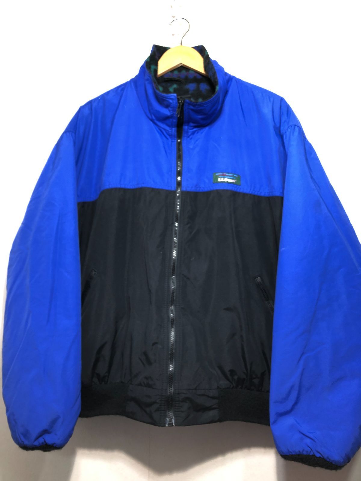 041190 L.L.Bean warm up jacket ツートン ジップ ジャケット