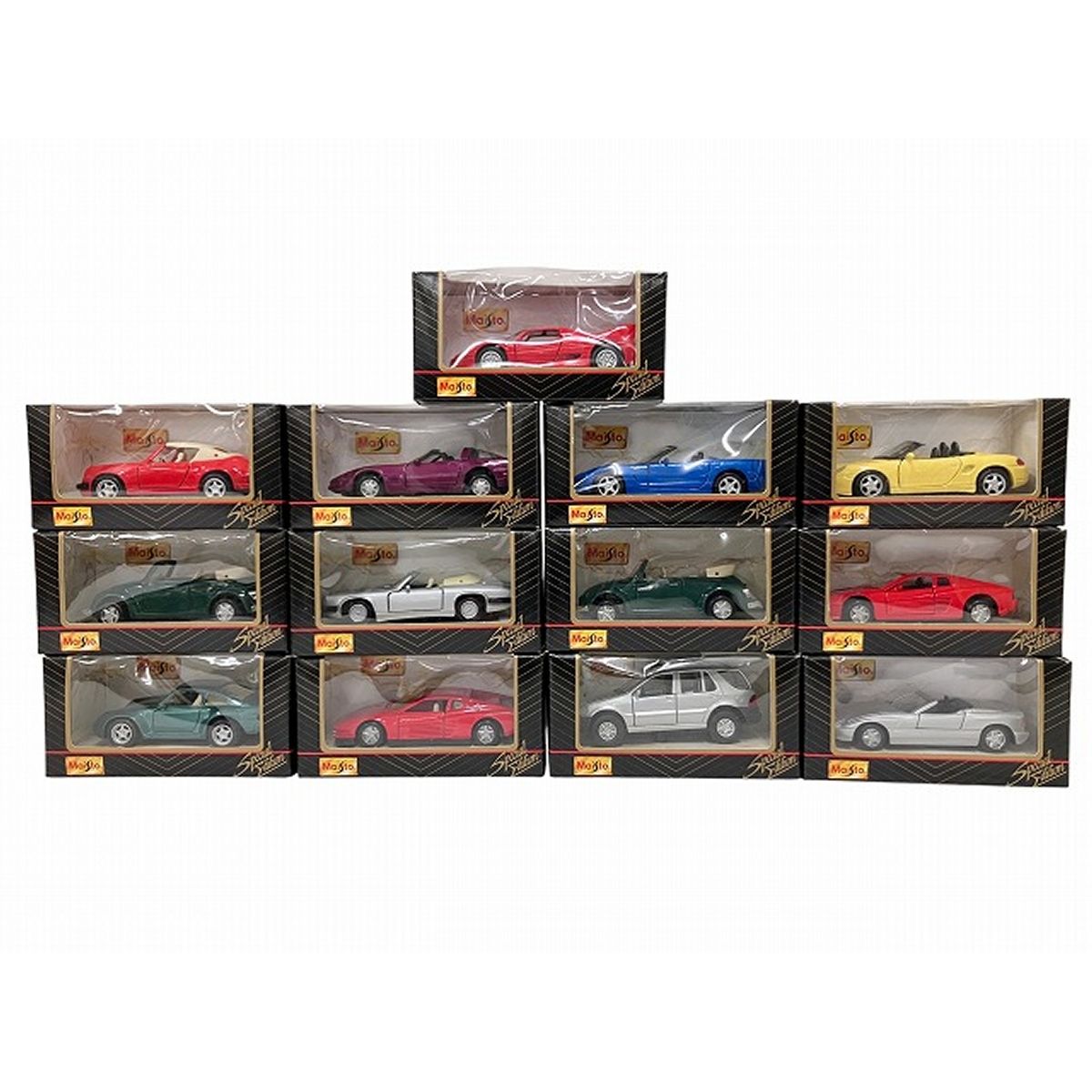 Maisto specialedition ミニカー 13個セット FERRARI PORSCHE BMW 外車 ジャンク O10596336
