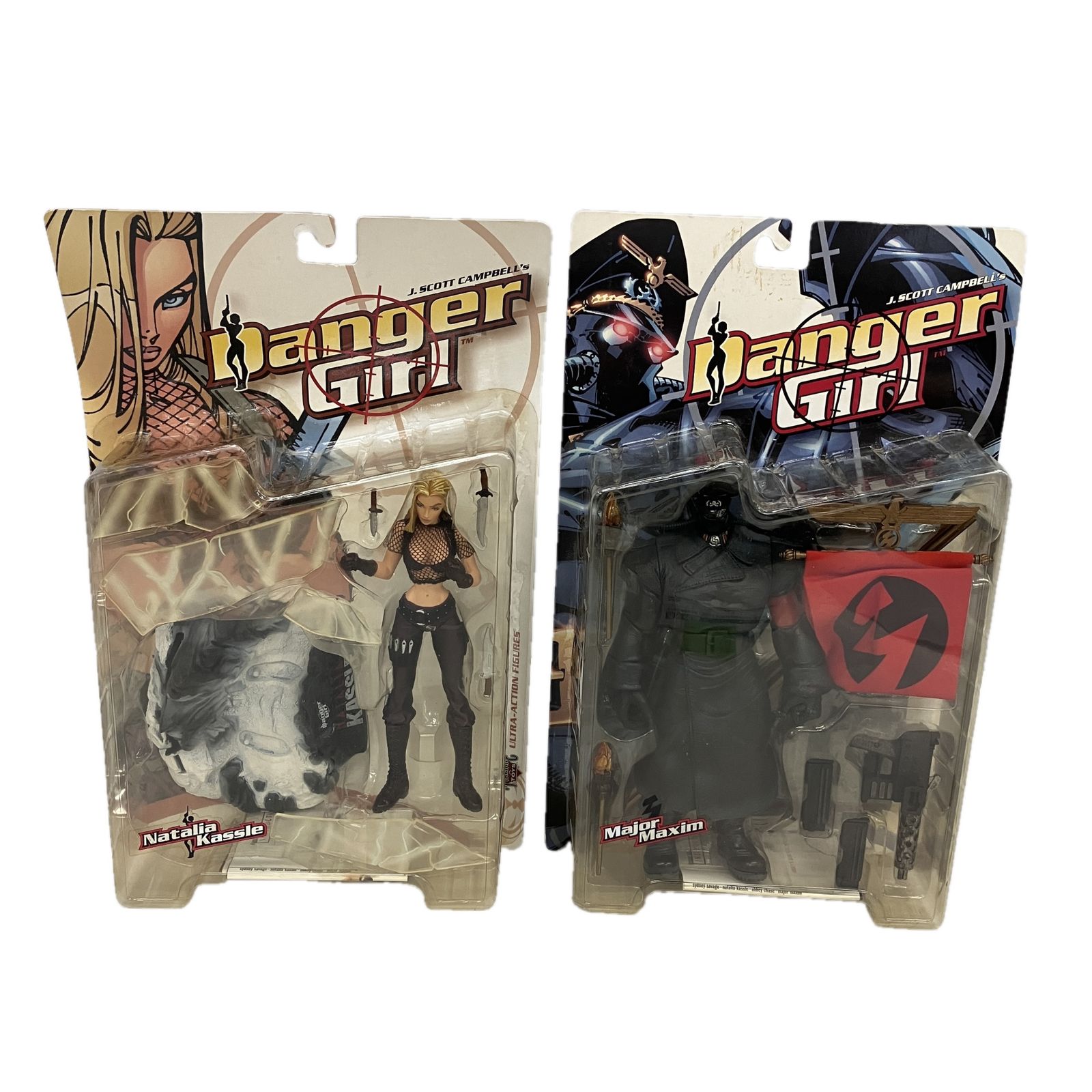 Danger Girl Major Maxim Natalia Kassel フィギュア 2点セットS10586990