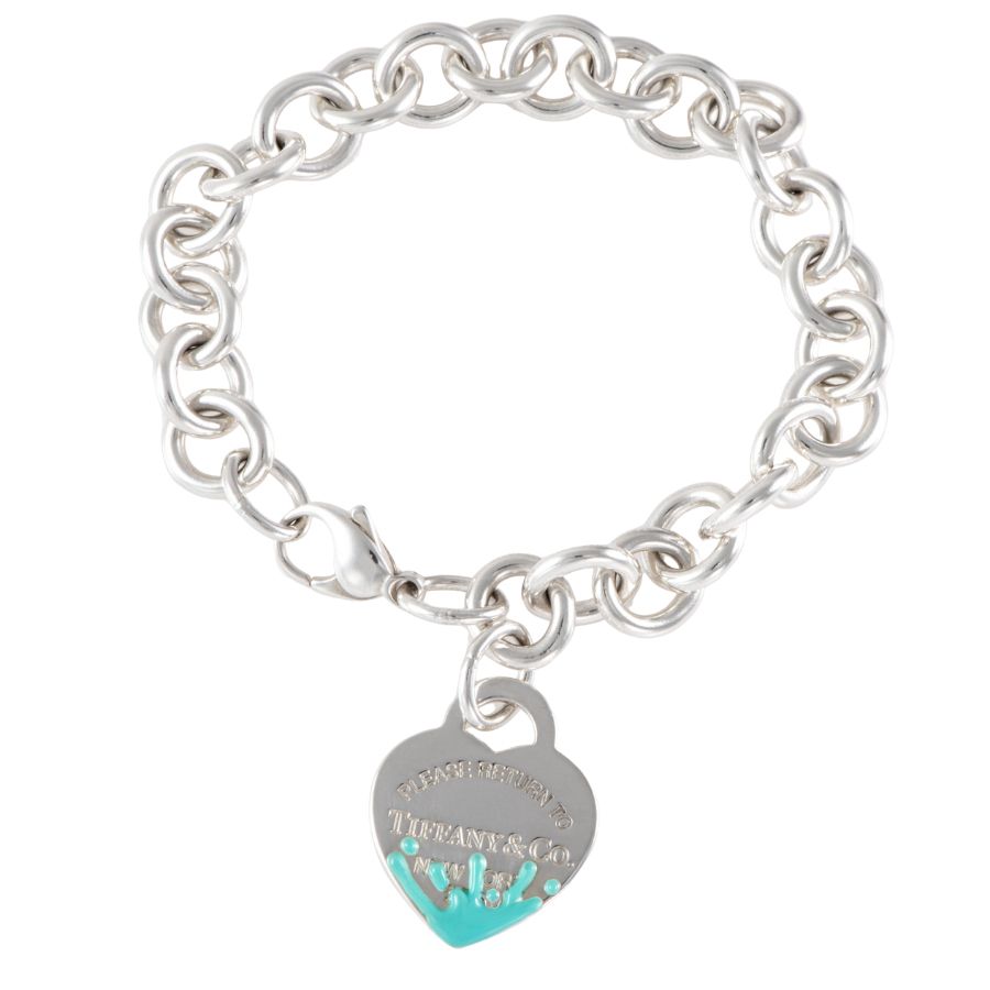 TIFFANY-Co. ティファニー リターン トゥ ハートタグ スプラッシュ ブレスレット シルバー ブルー