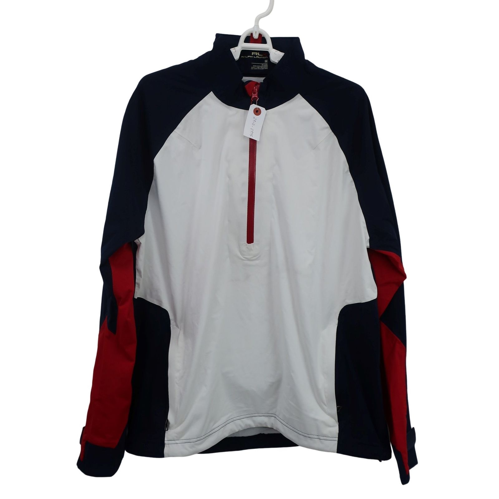 ラルフローレンRLX ゴルフウェアハーフジップ シャツホワイト RLX