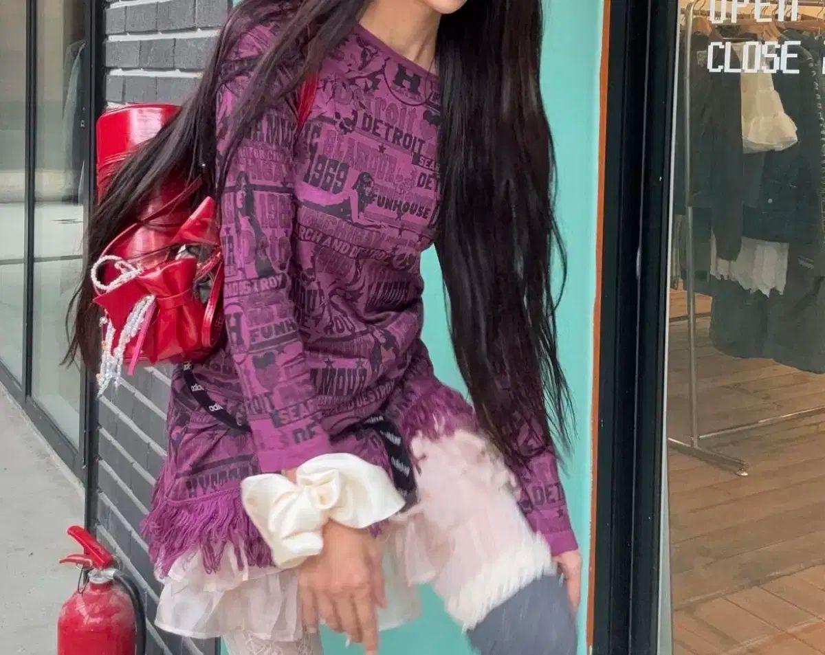 ヒステリックグラマー マジェンタ スリーブ