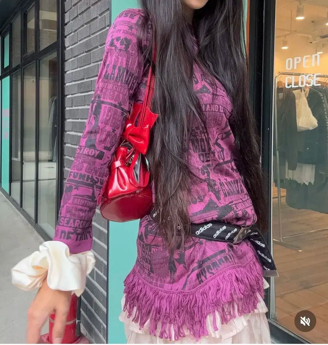 ヒステリックグラマー マジェンタ スリーブ