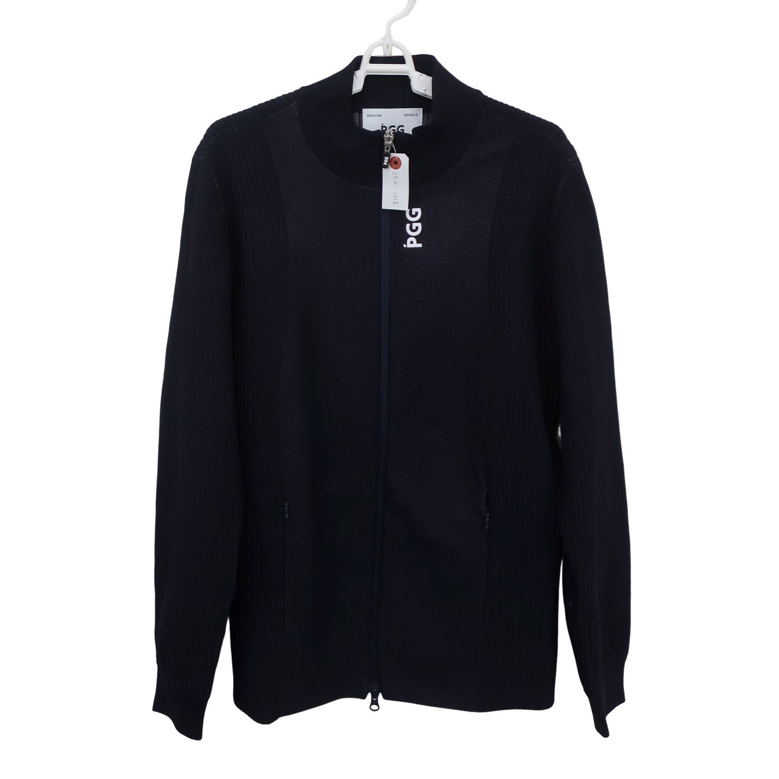 PGG by PEARLY GATES ピージージー フルジップブルゾン ネイビー メンズ 6 268-3162301 ゴルフウェア 2510-1022