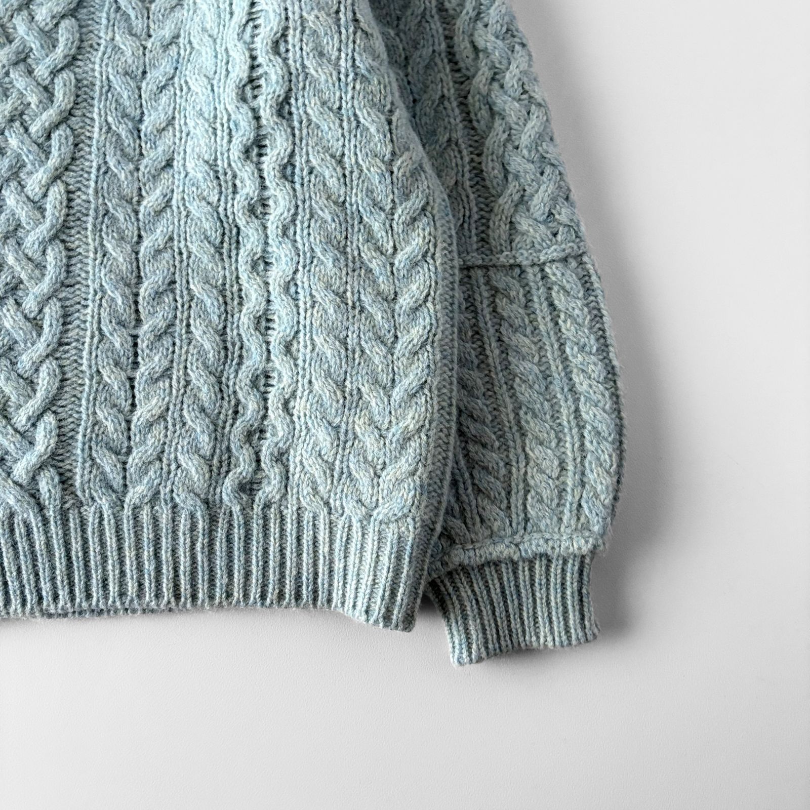 極美品 / THE SHINZONE ザ シンゾーン / LINK CABLE KNIT ウール100