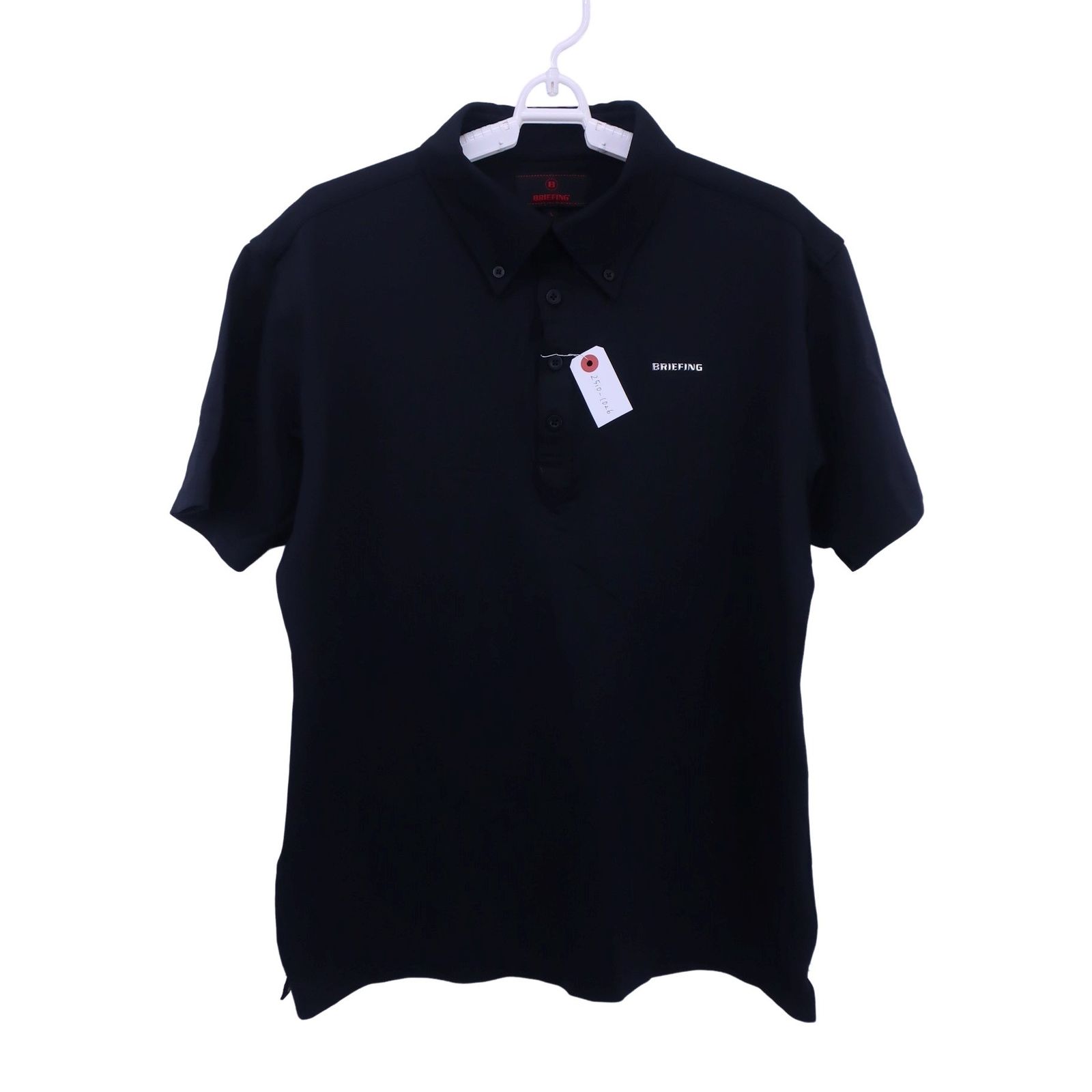 超 BRIEFING ブリーフィング ポロシャツ 黒 メンズ L BBG241M03 ゴルフウェア 2510-1026