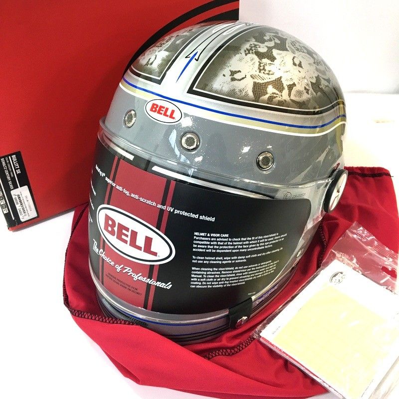 BELL ベル BULLITT SE Schultz Century Silver フルフェイスヘルメット 除菌消臭済 Mサイズ シルバー オートバイ ツーリング ライディング バイカー バイク用品 TA 3642