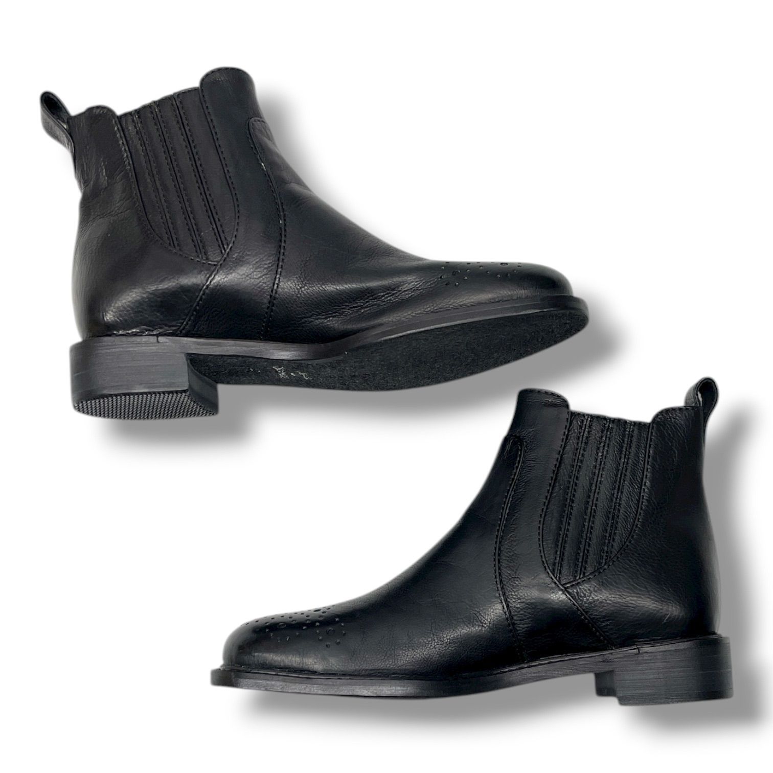 レザーブーツ ブーティ