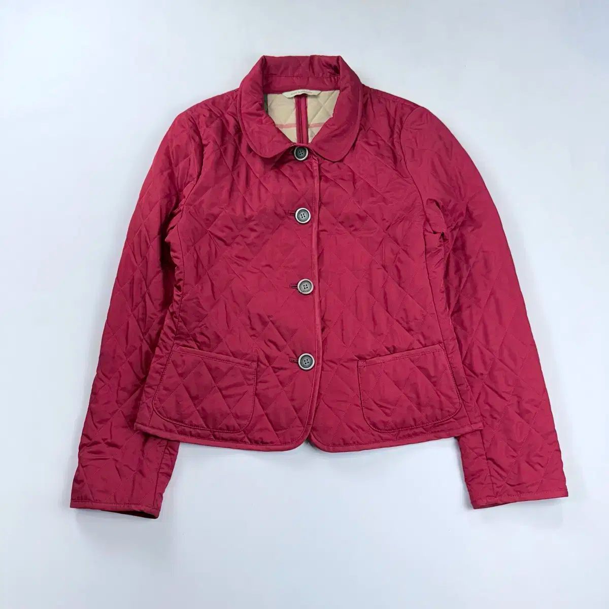 バーバリー キルティングジャケット バーガンディ COLOR