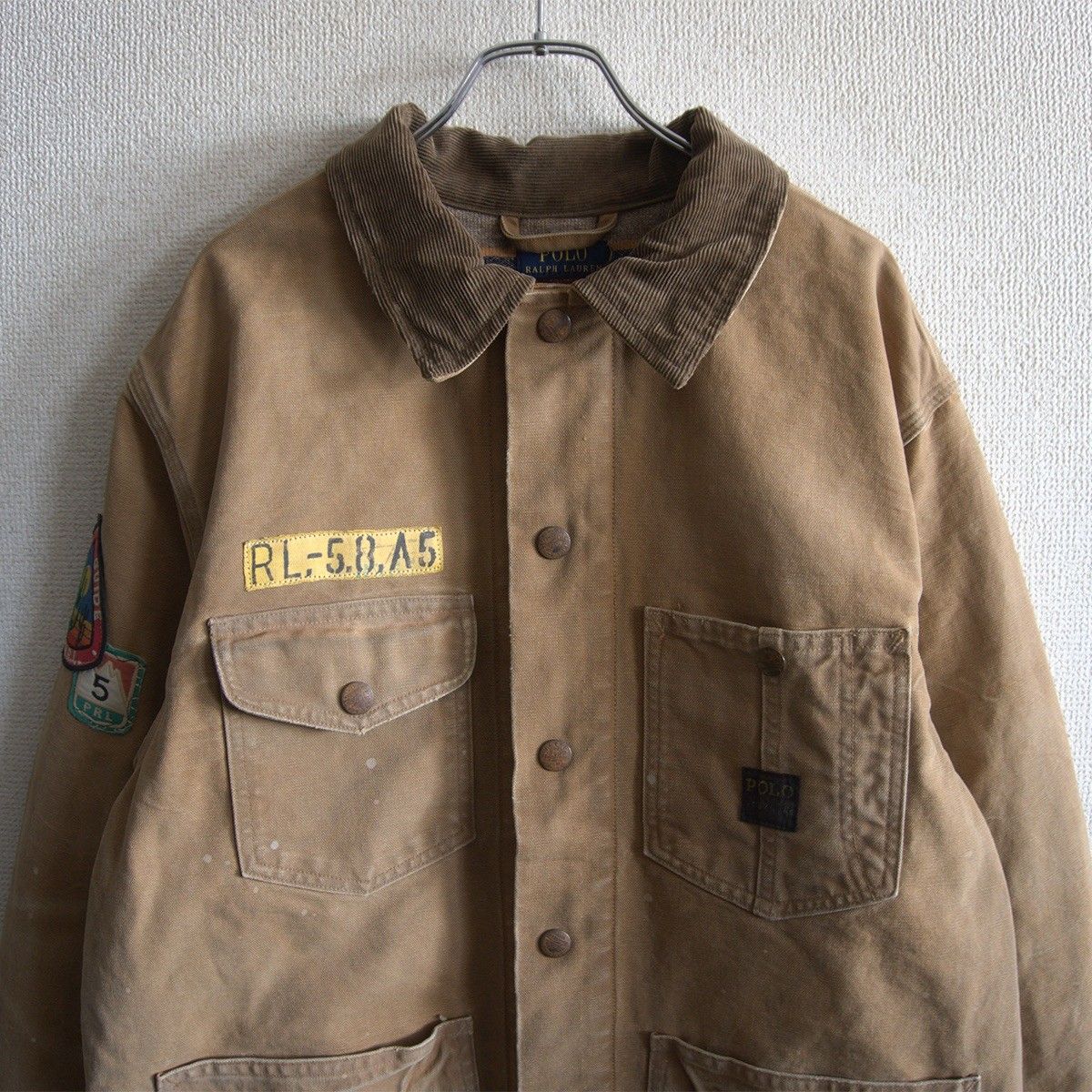 POLO RALPH LAUREN ヴィンテージ加工 ダック カバーオール M ジャケット ポロラルフローレン 25110208