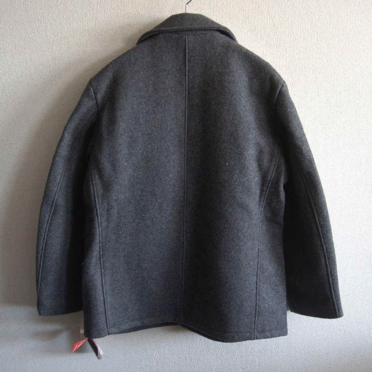 SCHOTT 736A シングル ピーコート M グレー アメリカ製 ショット 25110174