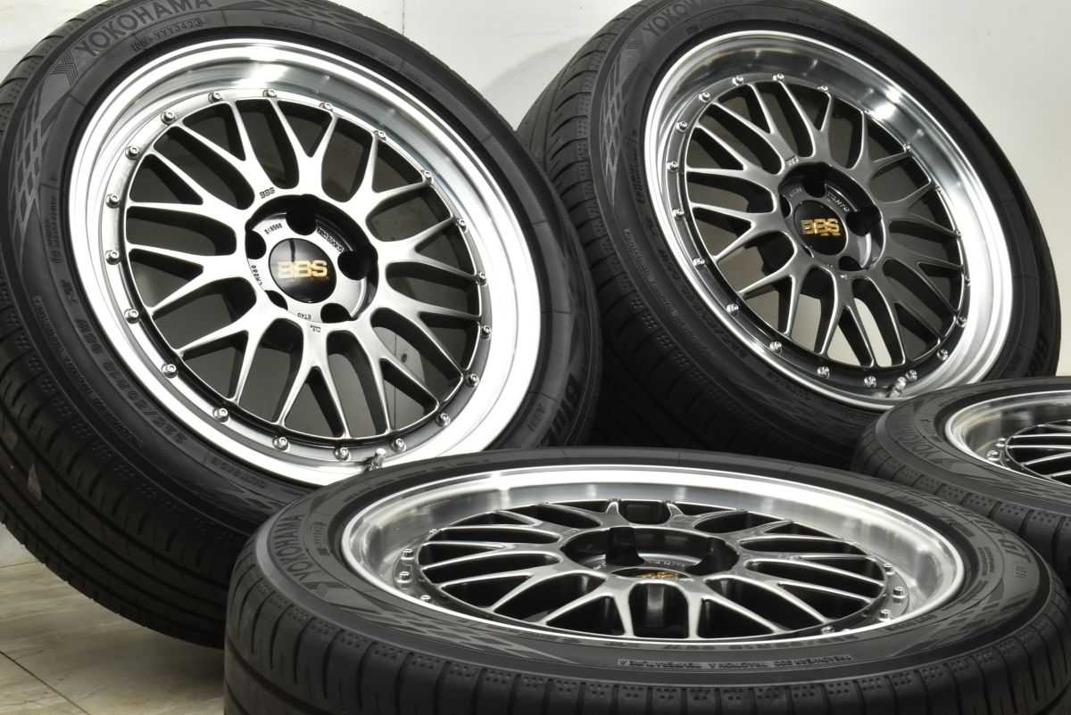 鍛造 BBS LM 080 18 in 8 J 40 114 3 DB SLD 製 ヨコハマ ブルーアース GT AE 51 225 50 R レクサス UX C HR オデッセイ
