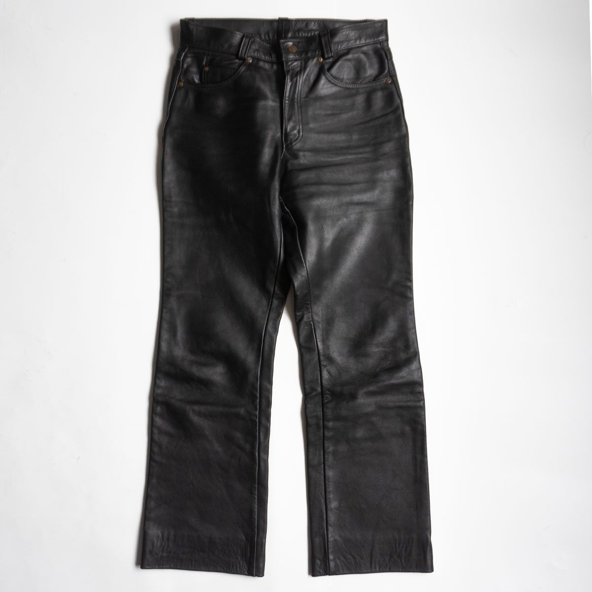 SCHOTT レザーパンツ 32 ブラック SCHOTT 25110167