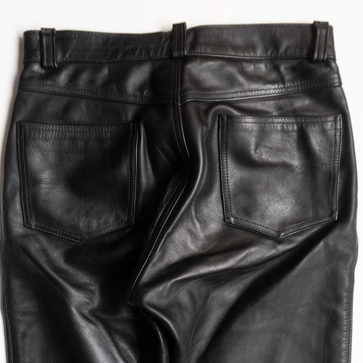 美品】SCHOTT【レザーパンツ】32 ブラック USA製 SCHOTT 25110167