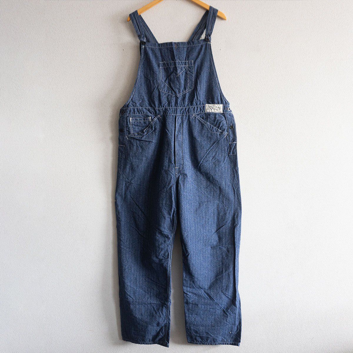 WHEELERS UNION SPECIAL OVERALLS LOCOMOTIVE ENGINEER BIB OVERALLS 36×34 オーバーオール フリーホイーラーズ 25110188