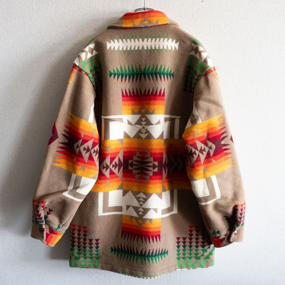 PENDLETON チーフジョセフ柄 ウール ジャケット S ネイティブ柄 ペンドルトン 25110337