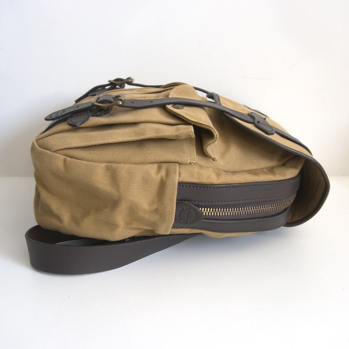 美品】FILSON【Rucksack リュック】タン コットンツイル×レザー 