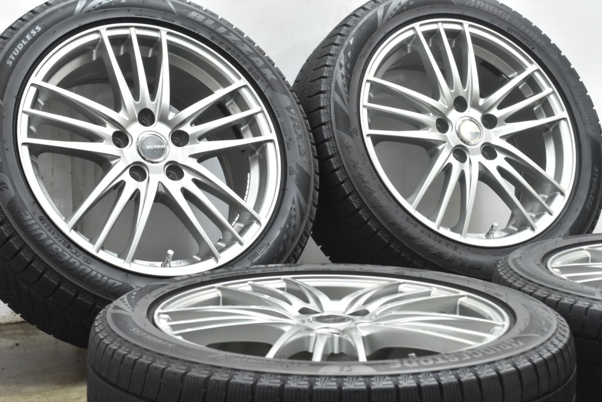 使用僅か エコフォルム 17 in 7 J 45 PCD 114 3 ブリザックVRX 215 50 R レヴォーグ WRX S 4 インプレッサ プリウスα リーフ アテンザ