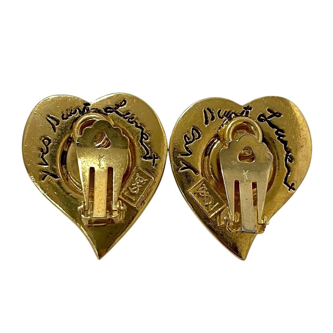 Yves Saint Laurent イブ・サンローラン イヤリング スイング ハート