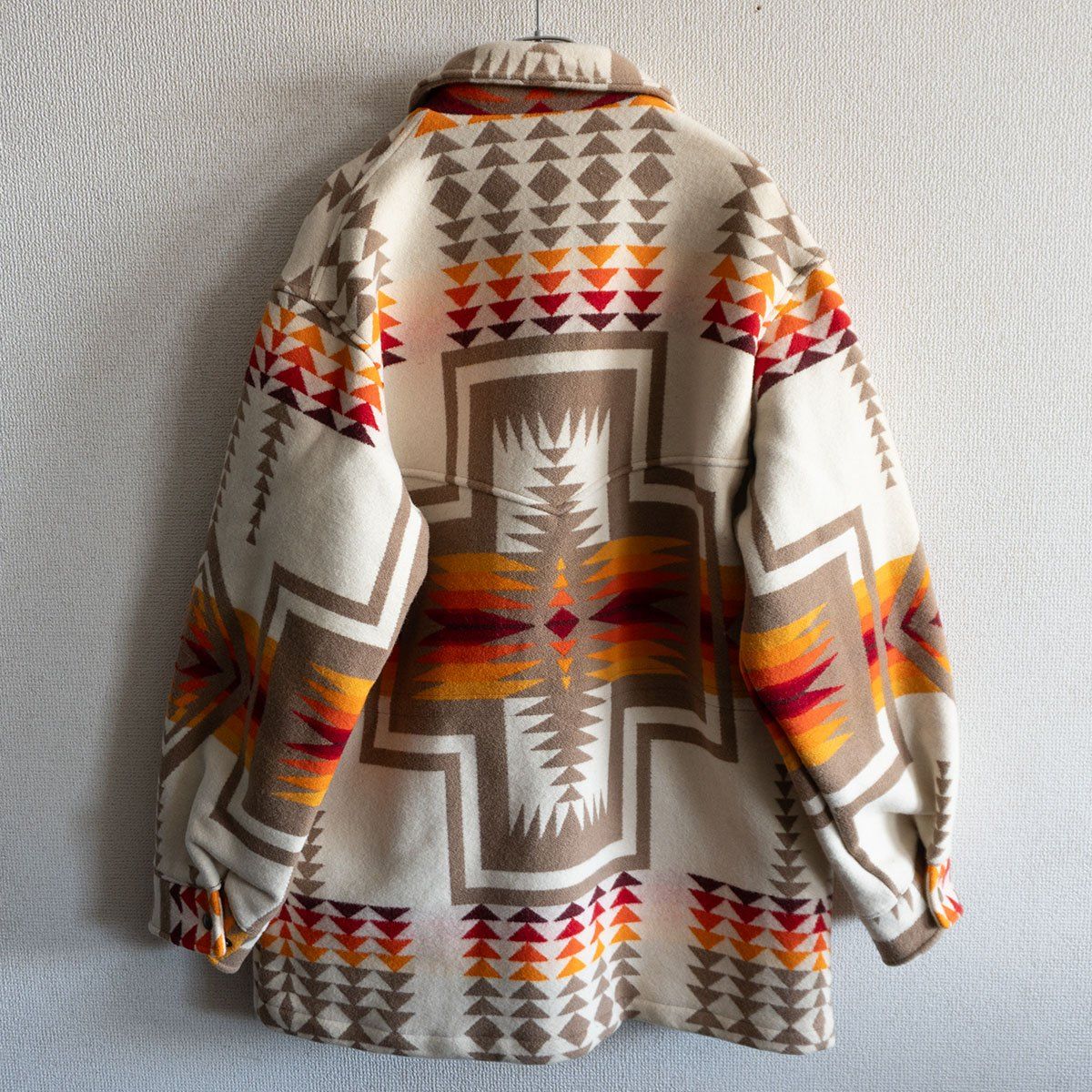 PENDLETON チーフジョセフ柄 ウール ジャケット S ネイティブ柄 ペンドルトン 25110335
