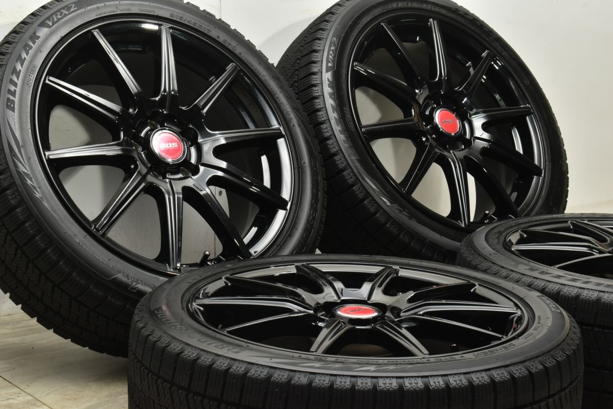バリ溝 DOS 17 in 7 J 48 PCD 100 ブリヂストン ブリザック VRX 2 2115 45 R レクサス CT 200 h プリウス カローラ 86 インプレッサ BRZ