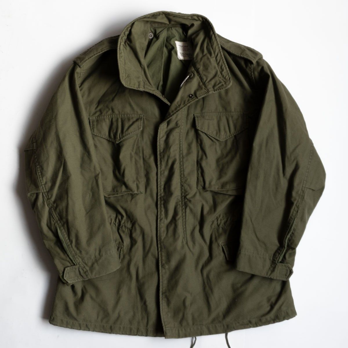 60S/アルミジップ】US ARMY【M-65 2nd フィールドジャケット】LARGE