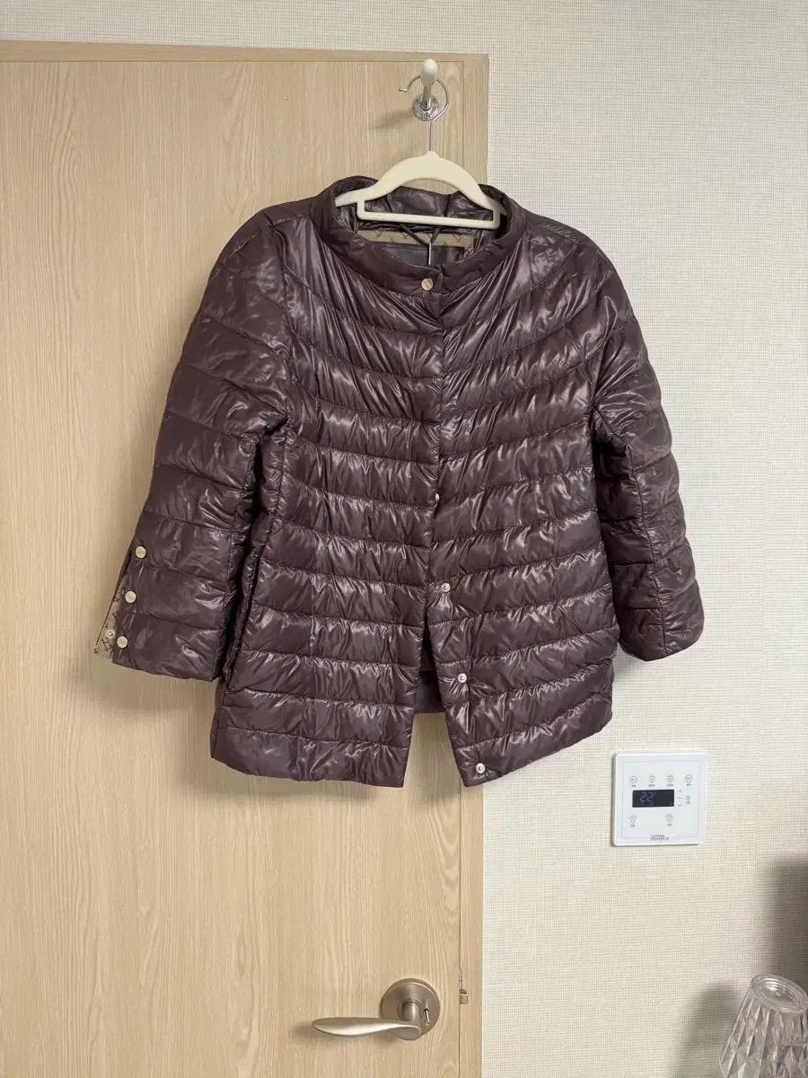 エルノ 7分袖 ダウン 38 55