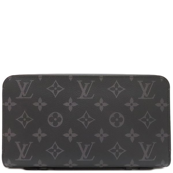 ルイヴィトン LOUIS VUITTON 長財布 ジッピーXL モノグラムキャンバス モノグラムエクリプスキャンバス モノグラムエクリプス シルバー金具 黒 ラウンドファスナー M61698 RFID 箱