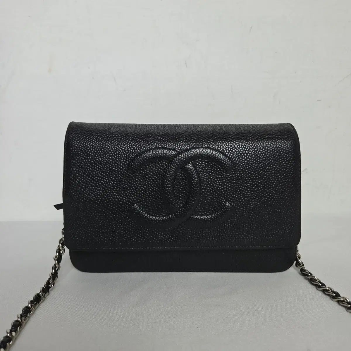 シャネル woc キャビア ブラック