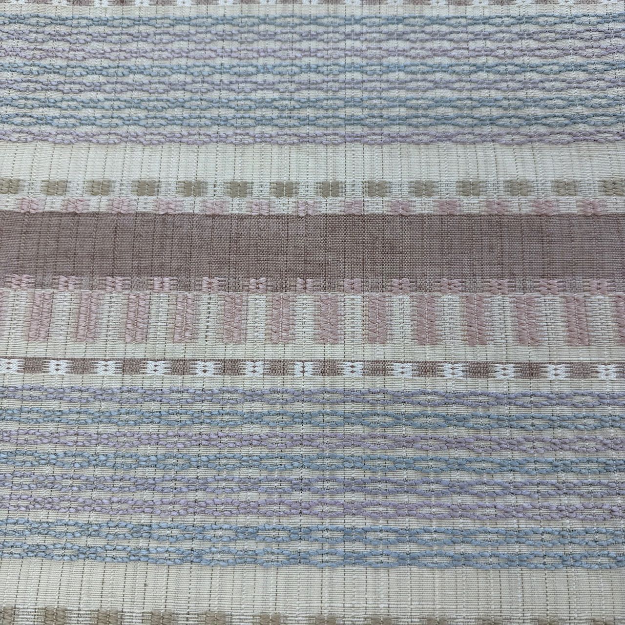 白たか織 佐藤新一】 手織り紬九寸名古屋帯 中古美品 お仕立て上がり