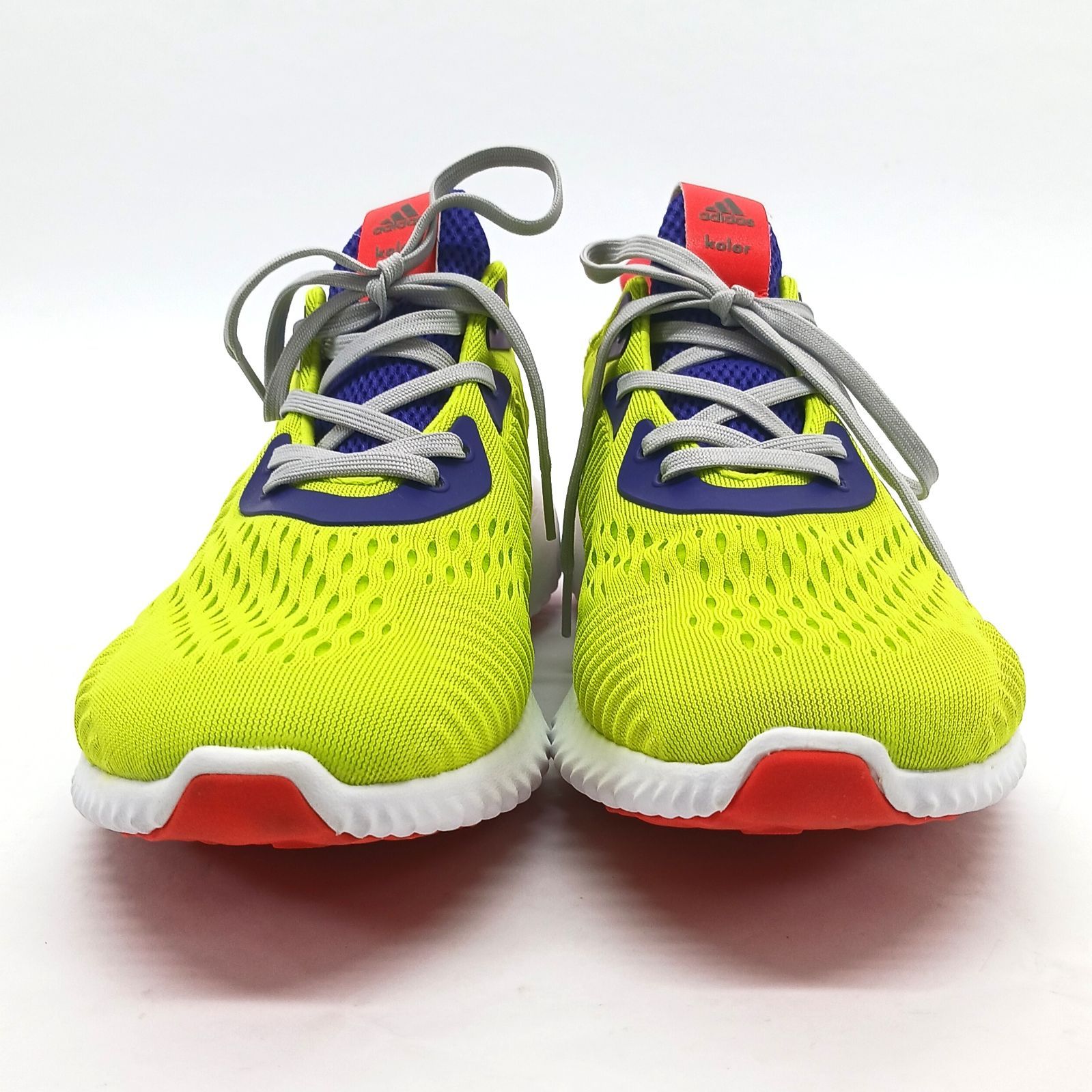 様】adidas bounce ランニングシューズ スニーカー イエロー