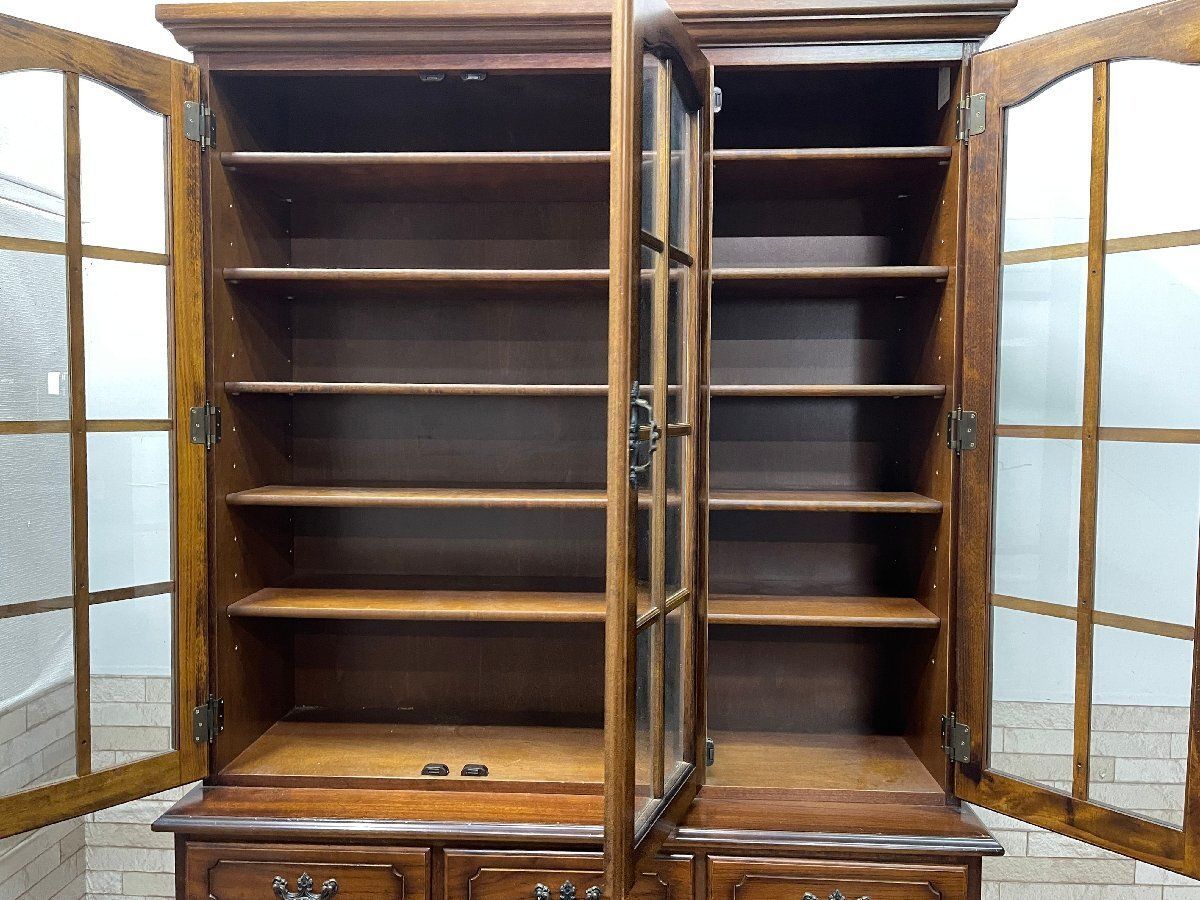 □カリモク karimoku コロニアルシリーズ 食器棚 飾り棚 カップボード