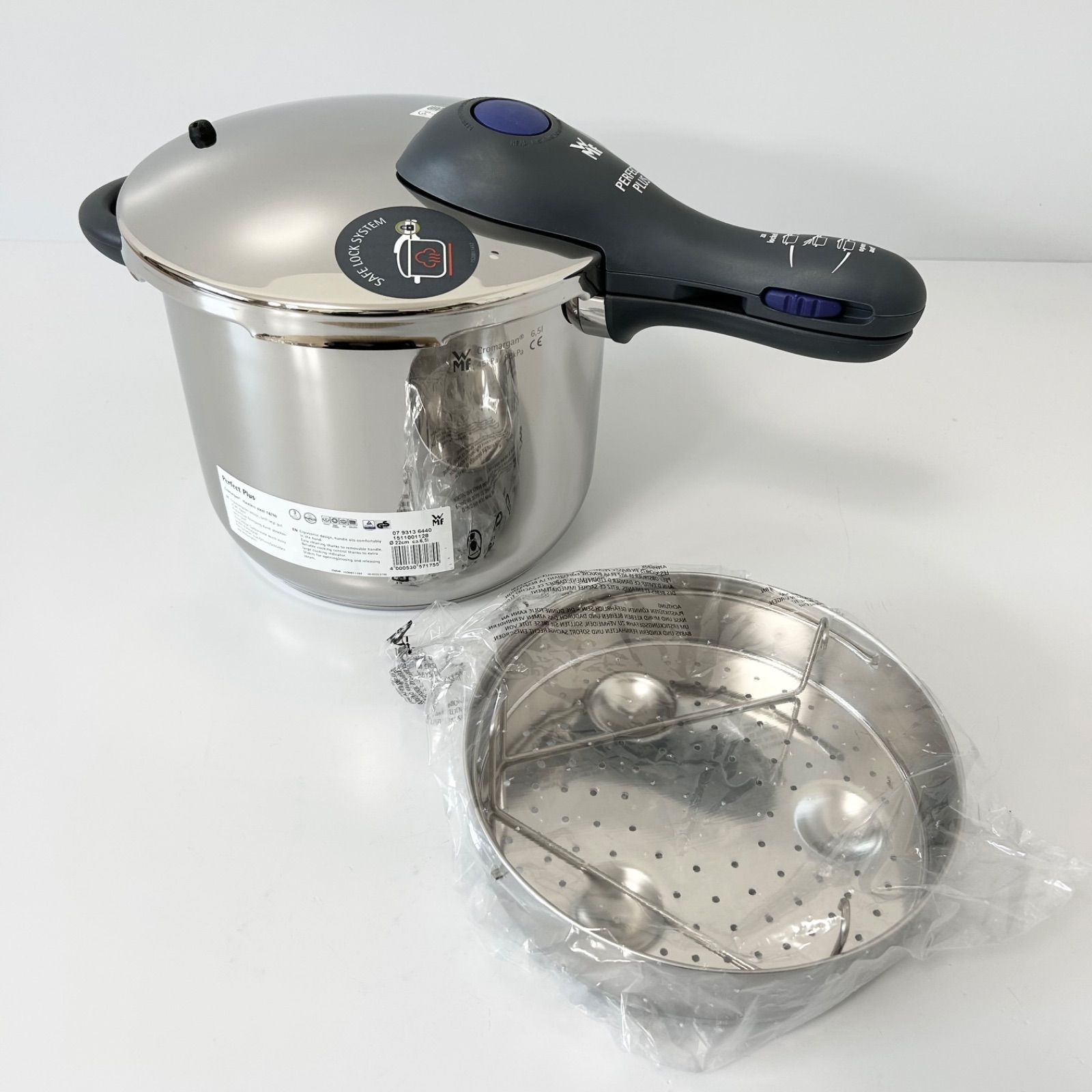 WMF ヴェーエムエフ Perfect Plus パーフェクトプラス 圧力鍋 6.5L 片手鍋 大鍋 IH対応 ステンレス