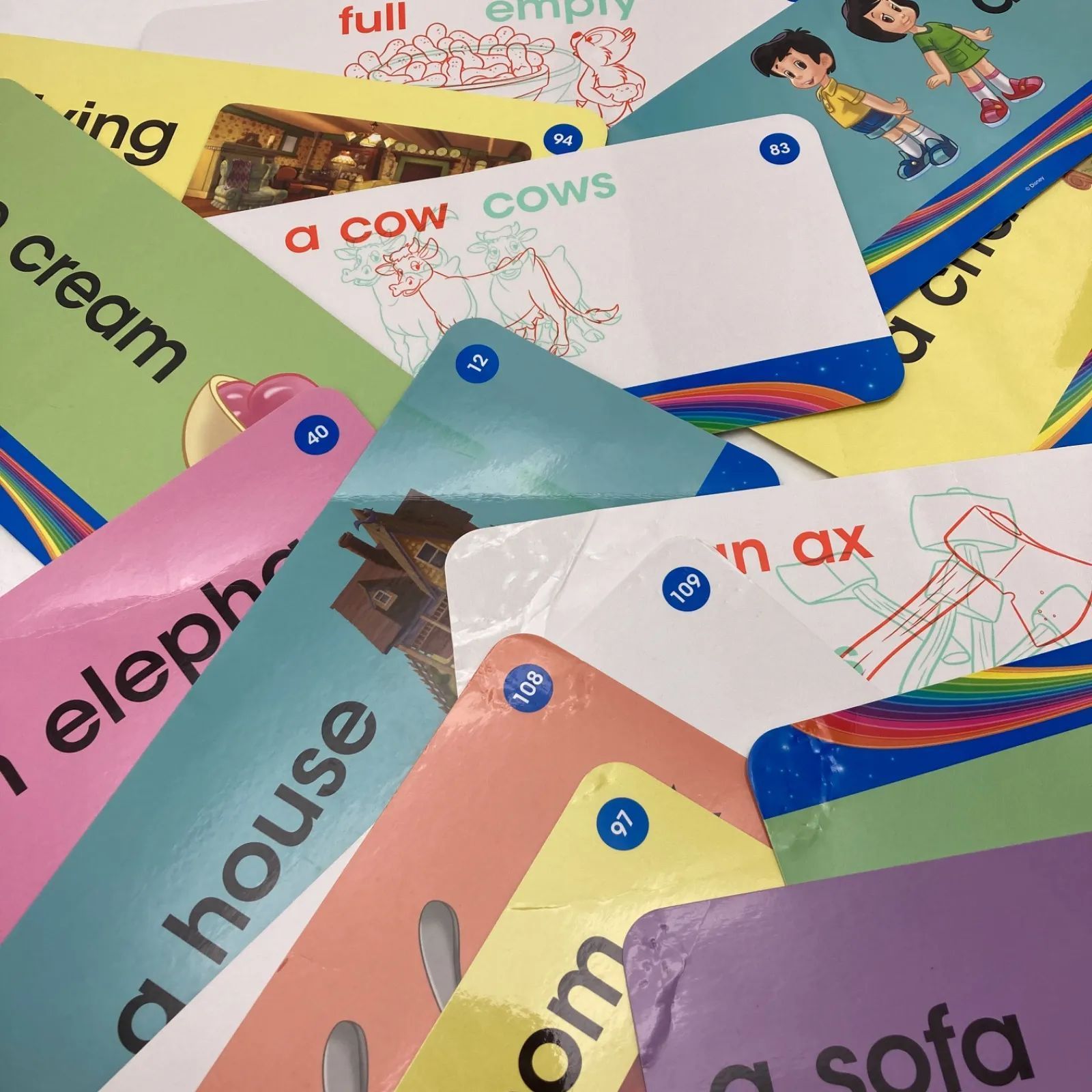 2018年 トークアロング・Ｑ＆Ａカード　ディズニー英語システム　407522 トークアロング・Q＆Aカード ディズニー英語システム DWE 507522